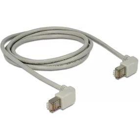   Delock kábel RJ45 Cat.5e SFTP szögletes / szögletes 2 m (DL-83512)