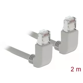   Delock Hálózati kábel RJ45 Cat.6A S/FTP felfelé néző / felfelé néző 2 m (DL-83523)