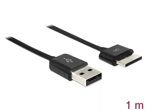 Delock Adat- és töltőkábel USB 2.0 dugó > 36 érintkezős ASUS Eee Pad dugó 1 m (DL-83555)