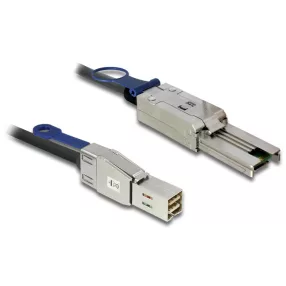   Delock kábel Mini SAS HD SFF-8644 > Mini SAS SFF-8088 csatlakozókkal, 2m (DL-83572)