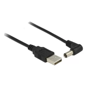   Delock USB tápkábel > DC 5.5 x 2.1 mm apa 90  1.5 m (DL-83578)