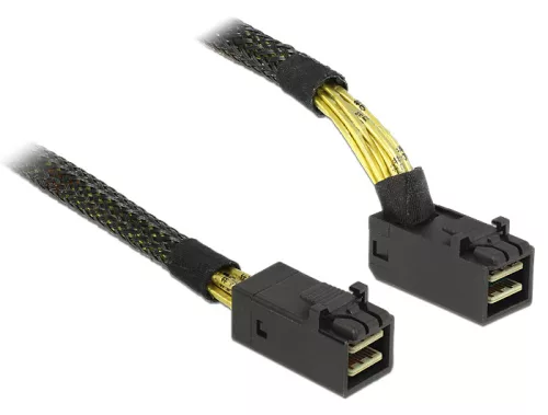 Delock kábel Mini SAS HD SFF-8643 > Mini SAS HD SFF-8643 szögletes 1 m (DL-83643)