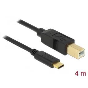 Delock USB 2.0 kábel Type-C a B-típusú 4 m (DL-83667)