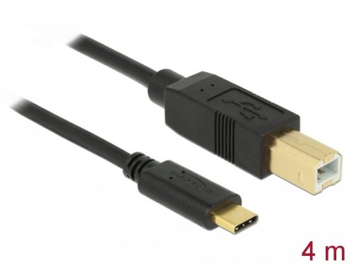 Delock USB 2.0 kábel Type-C a B-típusú 4 m