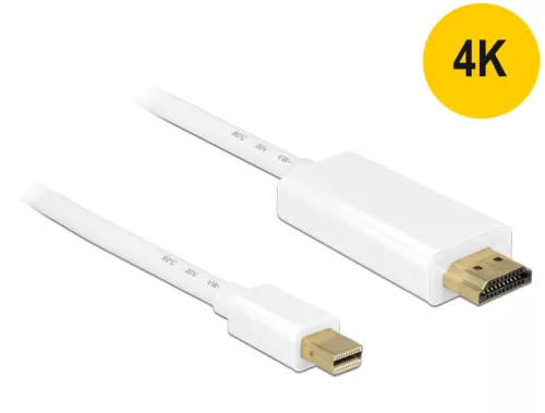 Delock Kábel mini Displayport 1.1 dugó - High Speed HDMI A dugó 4K 2m (DL-83707)