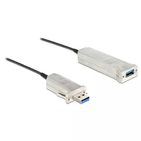   Delock aktív optikai kábel USB 3.0-A apa > USB 3.0-A anya 20 m (DL-83739)