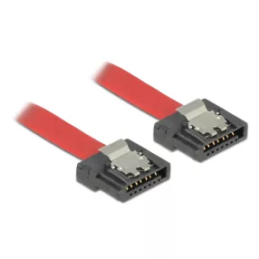   Delock kábel SATA FLEXI 6 Gb/s 50 cm vörös fém (DL-83835)