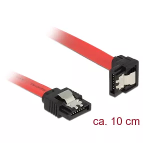   Delock 6 Gb/s SATA-kábel 10cm > lefelé nézo SATA-csatlakozóhoz (DL-83976)