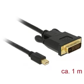   Delock Kábel mini Displayport 1.1 dugó > DVI 24+1 dugó 1 m (DL-83988)