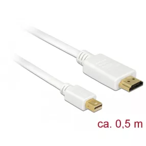  Delock Kábel mini Displayport 1.1 dugó > HDMI-A dugó 0,5 m (DL-83993)