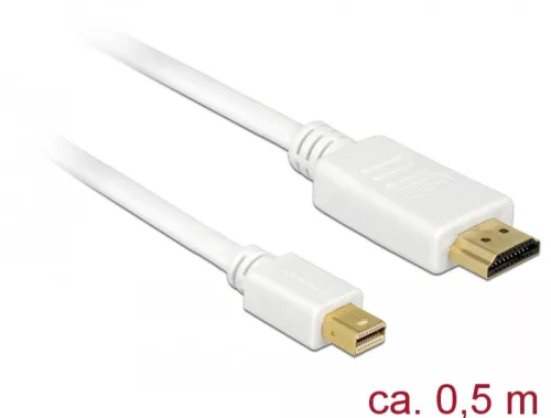 Delock Kábel mini Displayport 1.1 dugó > HDMI-A dugó 0,5 m (DL-83993)