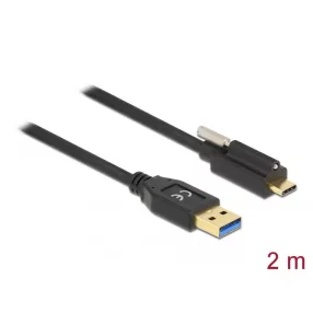   Delock SuperSpeed USB (USB 3.2 Gen 1) kábel A-típusú apa csatlakozó - USB Type-C  apa csatlakozó csa (DL-84031)