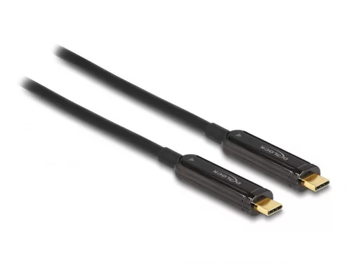 Delock Aktív optikai video kábel USB-C  csatlakozóval 4K 60 Hz 5 m (DL-84090)