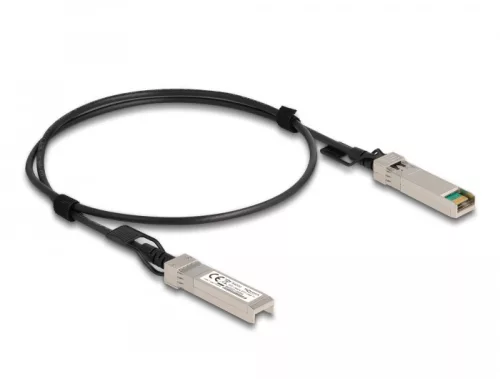 Delock Twinaxiális kábel, SFP+ csatlakozódugó > SFP+ csatlakozódugó, 1 m (DL-84200)