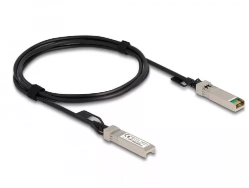 Delock Twinaxiális kábel, SFP+ csatlakozódugó > SFP+ csatlakozódugó, 2 m (DL-84204)