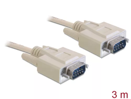 Delock Kábel Seriell SUB-D 9 3 m apa/apa Delock (DL-84228)