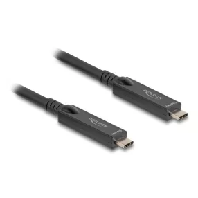   Delock Aktív optikai USB-C  8K Video + adat + PD kábel 3 m (DL-84246)