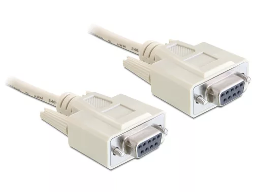 Delock soros null modem kábel 9 tűs anya / anya 5 m (DL-84250)
