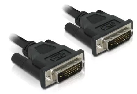 Delock DVI 24+1 kábel, 0.5m, apa/apa (DL-84369)