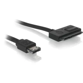   Delock Power Over eSATA   22 tűs SATA átalakító kábel, 0,5 m. (DL-84396)