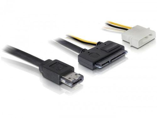 Delock eSATAp - SATA 22 tűs 3,5" HDD kábel, 1m