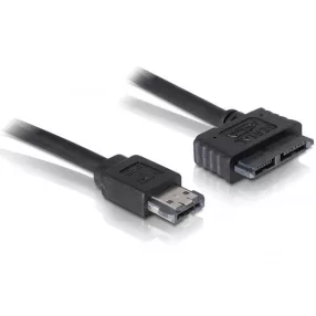   Delock eSATAp - Slimline SATA 13 tűs kábel 0,5m / 1m (DL-84414)