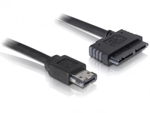 Delock eSATAp - Micro SATA 16 tűs kábel 1m (DL-84416)