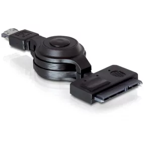 Delock eSATAp - SATA 22 tűs feltekerhető kábel (DL-84432)