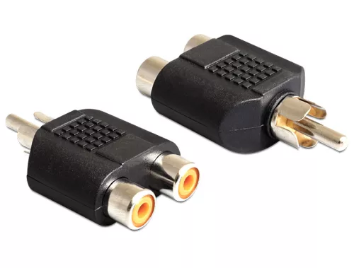 Delock 2 x RCA anya > 1 x RCA apa adapter (DL-84499)