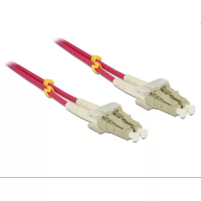 Delock OM4 optikai kábel, LC/LC csatlakozás, 5m (DL-84643)
