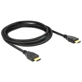   Delock kábel High Speed HDMI Ethernettel HDMI A apa > HDMI A apa 4K 1 m (DL-84713)