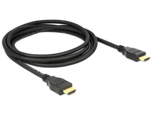 Delock nagy sebességű HDMI Ethernet kábel HDMI A apa > HDMI A apa 4K 2 m (DL-84714)