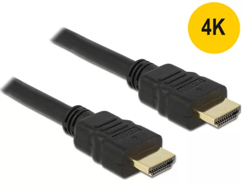 Delock nagy sebességű HDMI-kábel típusú Ethernet   HDMI A dugós > HDMI A dugós 4K 1,5 m (DL-84753)