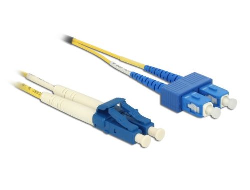 Delock Kábel, optikai szálas LC Duplex > SC Duplex egyszeres OS2, 3 m