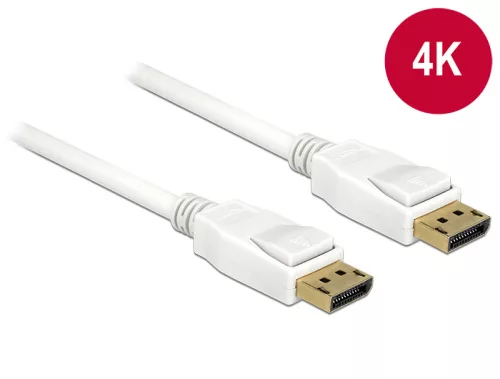 Delock Kábel Displayport 1.2 dugó > Displayport dugó 4K 1 m (DL-84876)