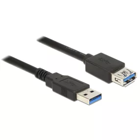   Delock USB 3.0-s bovítokábel A-típusú csatlakozódugóval > USB 3.0-s, A-típusú csatlakozóhüvellyel, 1 (DL-85055)