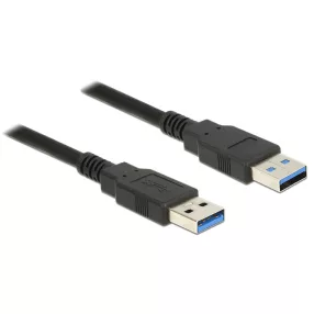   Delock USB 3.0-s kábel A-típusú csatlakozódugóval > USB 3.0-s, A-típusú csatlakozódugóval, 3,0 m, fe (DL-85063)