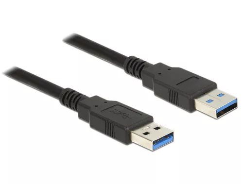 Delock USB 3.0-s kábel A-típusú csatlakozódugóval > USB 3.0-s, A-típusú csatlakozódugóval, 3,0 m, fe (DL-85063)