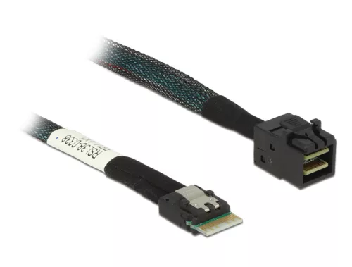 Delock Kábel Slim SAS SFF-8654 4i > Mini SAS HD SFF-8643, 50 cm (DL-85081)