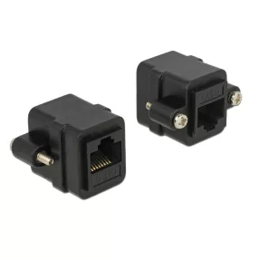   Delock RJ45 adapter anya > RJ45 anya rögzítő CAT.6 UTP (DL-85124)
