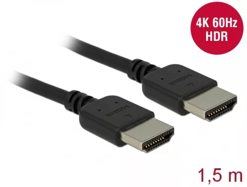 Delock Prémium HDMI kábel 4K 60 Hz 1,5 m (DL-85216)
