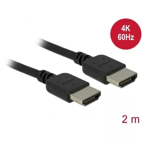 Delock Prémium HDMI kábel 4K 60 Hz 2 m (DL-85217)