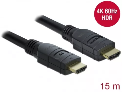 Delock Aktív HDMI kábel 4K 60 Hz 15 m (DL-85285)