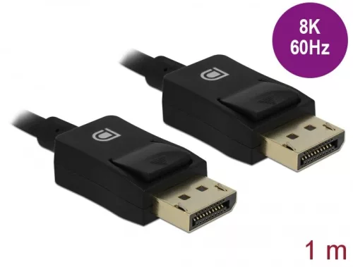 Delock Koaxiális DisplayPort kábel 8K 60 Hz 1 m (DL-85300)