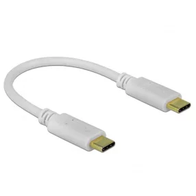   Delock USB Type-C  töltő kábel 15 cm PD 100 W E-Markerrel (DL-85357)