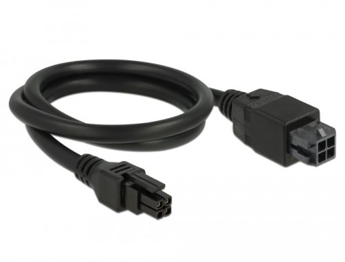 Delock Micro Fit 3.0 4 tűs bővítőkábel csatlakozódugóval > csatlakozóhüvellyel 50 cm
