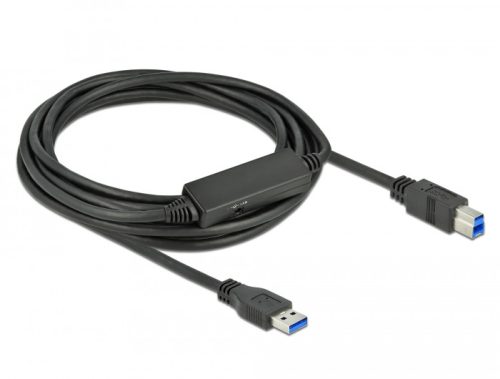 Delock Átalakító, M.2 aljzat B+M nyílással, csatlakozódugó - 2 x USB 5 Gbps A-típusú hüvely 50 cm hosszú kábellel