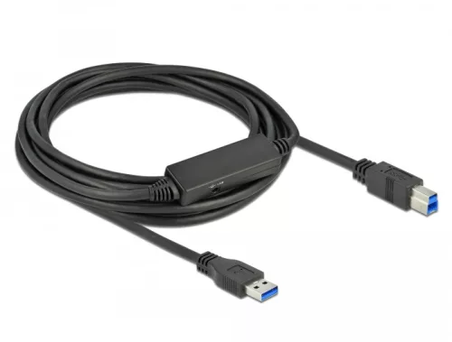 Delock Átalakító, M.2 aljzat B+M nyílással, csatlakozódugó - 2 x USB 5 Gbps A-típusú hüvely 50 cm hosszú kábellel (DL-85379)