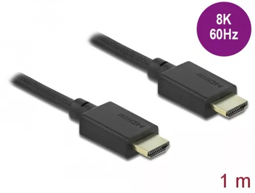 Delock Ultra nagy sebességű HDMI kábel 48 Gbps 8K 60 Hz 1 m (DL-85387)