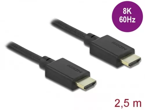 Delock Ultra nagy sebességű HDMI kábel 48 Gbps 8K 60 Hz 2,5 m (DL-85389)